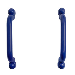 Uchwyty niebieskie 2 sztuki do domków drewnianych na plac zabaw do wspinaczki 245 mm