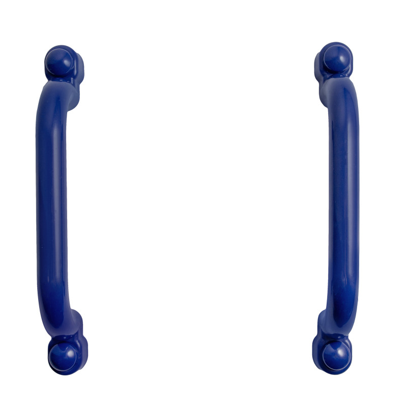 Uchwyty niebieskie 2 sztuki do domków drewnianych na plac zabaw do wspinaczki 245 mm