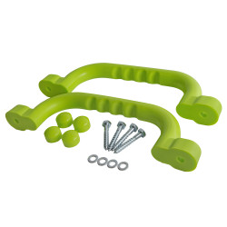 Uchwyty Limonka 2 sztuki do domków drewnianych na plac zabaw do wspinaczki 245 mm