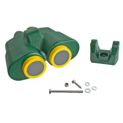 Lornetka na place zabaw zielono-żółta, zabawka edukacyjna