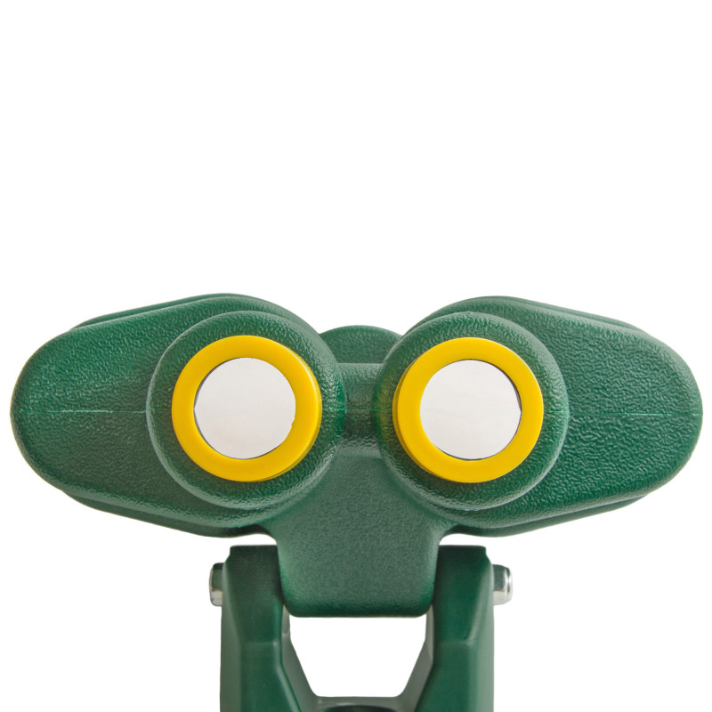 Lornetka na place zabaw zielono-żółta, zabawka edukacyjna