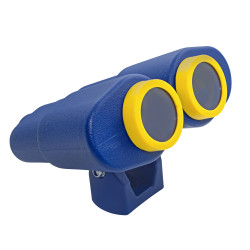 Lornetka na place zabaw niebiesko-żółta, zabawka edukacyjna