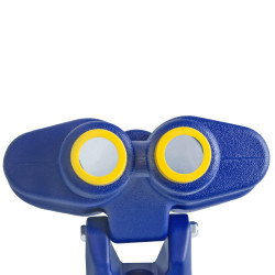 Lornetka na place zabaw niebiesko-żółta, zabawka edukacyjna