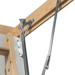 Drewniane schody strychowe EKO-line 120x70 26mm H280 cm