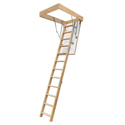 Drewniane schody strychowe EKO-line 120x60 26mm H280 cm