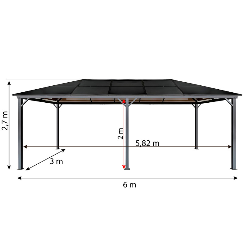 Pawilon ogrodowy 3x6 Altana...