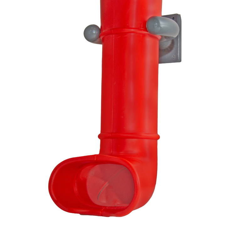 Peryskop czerwono-szary 38,5 cm na plac zabaw do domków drewnianych dla dzieci