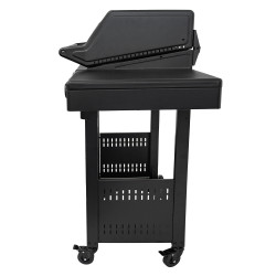 Grill gazowy HEATWAVE 4+1 LED żeliwny ruszt 13.7kW ogrodowy 123,4×49,2×109,4 cm
