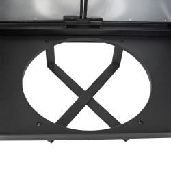 Grill gazowy HEATWAVE 4+1 LED żeliwny ruszt 13.7kW ogrodowy 123,4×49,2×109,4 cm