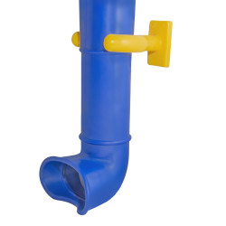 Peryskop niebiesko-żółty 38,5 cm na plac zabaw do domków drewnianych dla dzieci