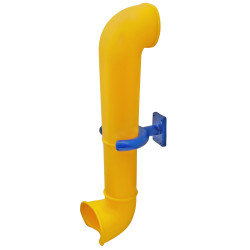 Peryskop żółto-niebieski 38,5 cm na plac zabaw do domków drewnianych dla dzieci