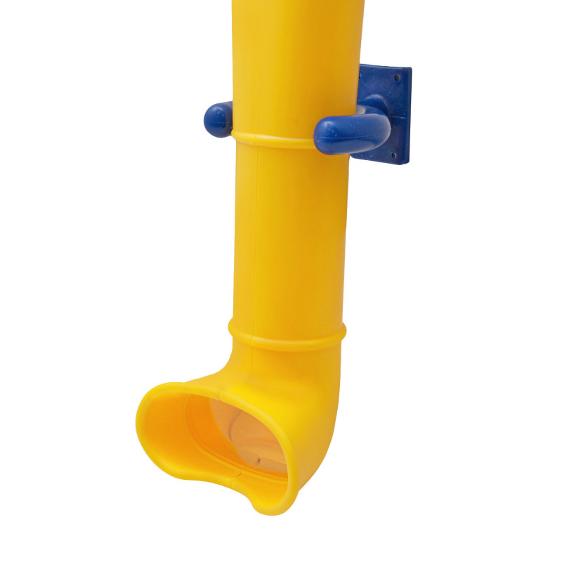 Peryskop żółto-niebieski 38,5 cm na plac zabaw do domków drewnianych dla dzieci