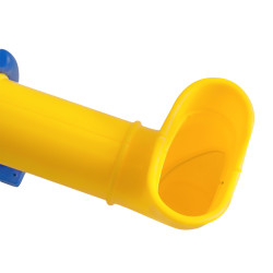 Peryskop żółto-niebieski 38,5 cm na plac zabaw do domków drewnianych dla dzieci