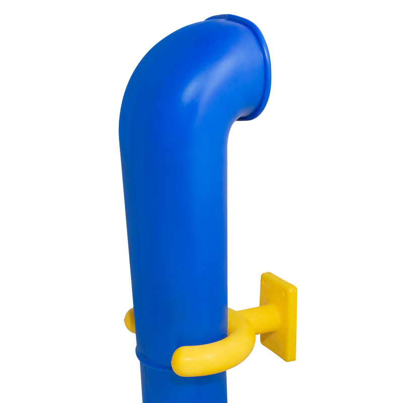 Peryskop niebiesko-żółty 38,5 cm na plac zabaw do domków drewnianych dla dzieci