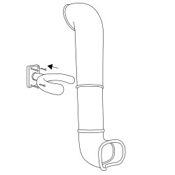 Peryskop ciemnozielony 38,5 cm na plac zabaw do domków drewnianych dla dzieci