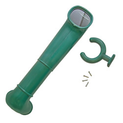 Peryskop ciemnozielony 38,5 cm na plac zabaw do domków drewnianych dla dzieci