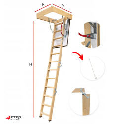 Schody Strychowe 4STEP GREENLINE 90x60 35mm