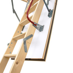 Drewniane schody strychowe GREENLINE 120x90 35mm