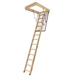 Drewniane schody strychowe GREENLINE 120x90 H-310 35mm