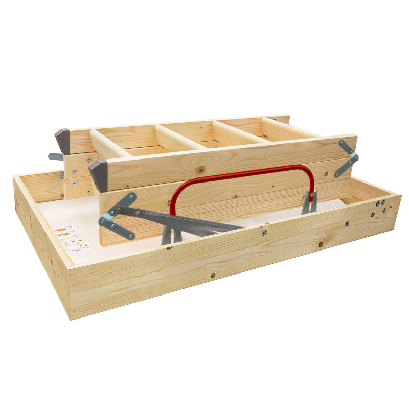 Drewniane schody strychowe GREENLINE 120x90 H-310 35mm