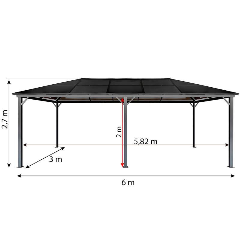 Pawilon ogrodowy 3x6 Altana...