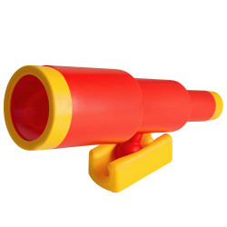 Teleskop czerwono żółty dla dzieci 28,5 cm na plac zabaw