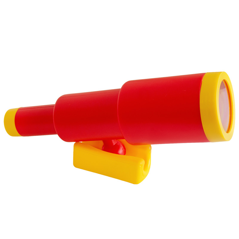 Teleskop czerwono żółty dla dzieci 28,5 cm na plac zabaw