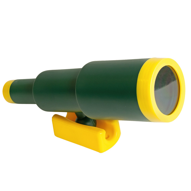 Teleskop zielono-żółty dla dzieci 28,5 cm na plac zabaw