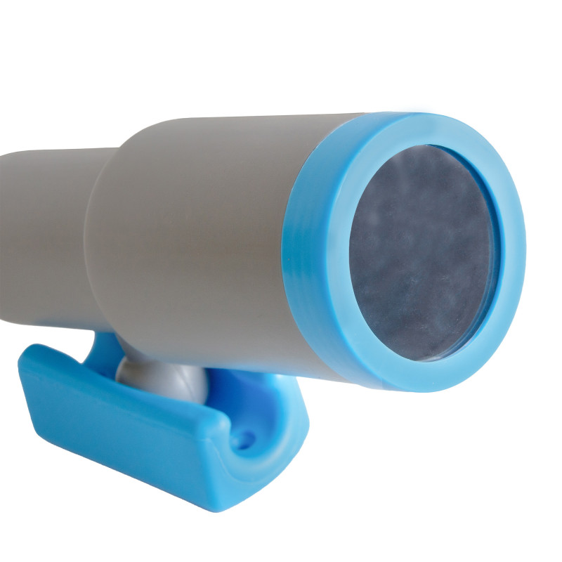 Teleskop szaro-niebieski dla dzieci 28,5 cm na plac zabaw