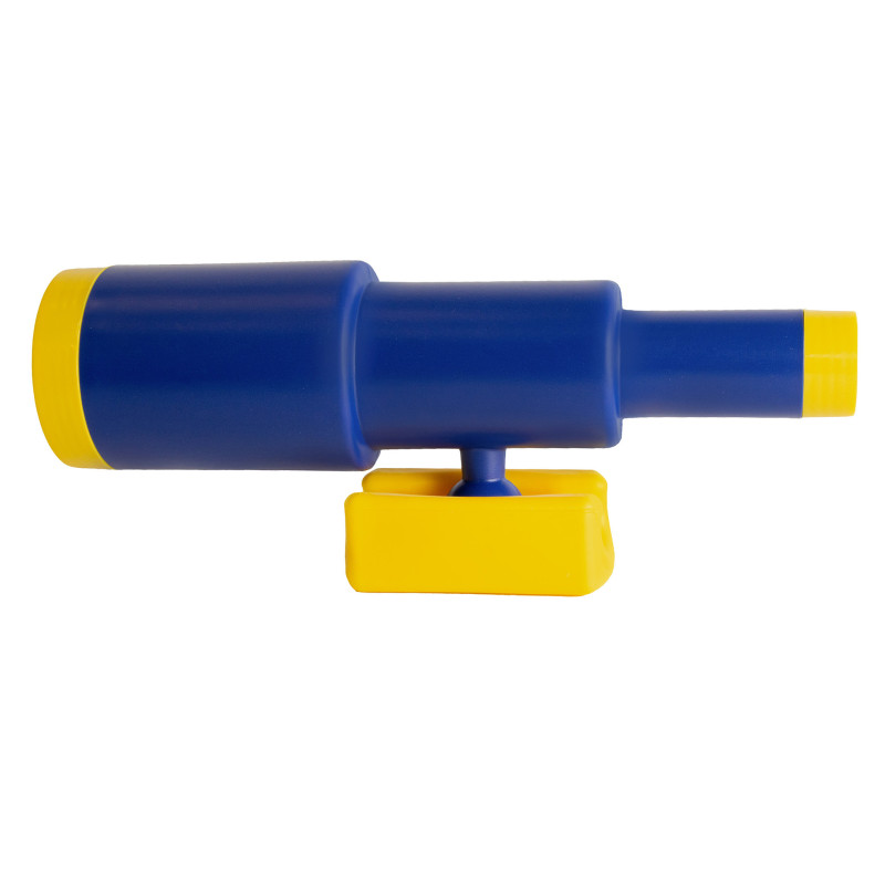 Teleskop granatowo-żółty dla dzieci 28,5 cm na plac zabaw