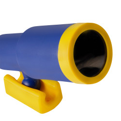 Teleskop granatowo-żółty dla dzieci 28,5 cm na plac zabaw