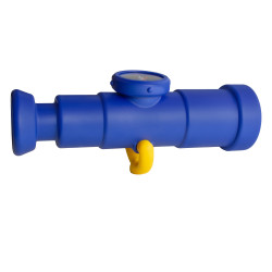 Teleskop z kompasem dla dzieci 30,5 cm niebiesko żółty na plac zabaw