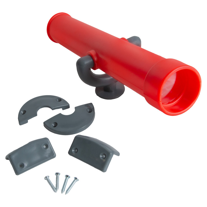 Teleskop czerwono-szary dla...