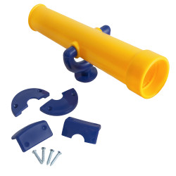 Teleskop żółto-niebieski dla dzieci 30,8 cm długi na plac zabaw zabawka edukacyjna
