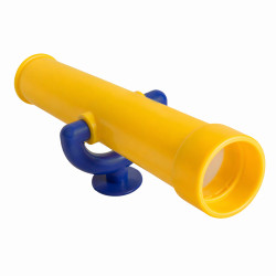 Teleskop żółto-niebieski dla dzieci 30,8 cm długi na plac zabaw zabawka edukacyjna