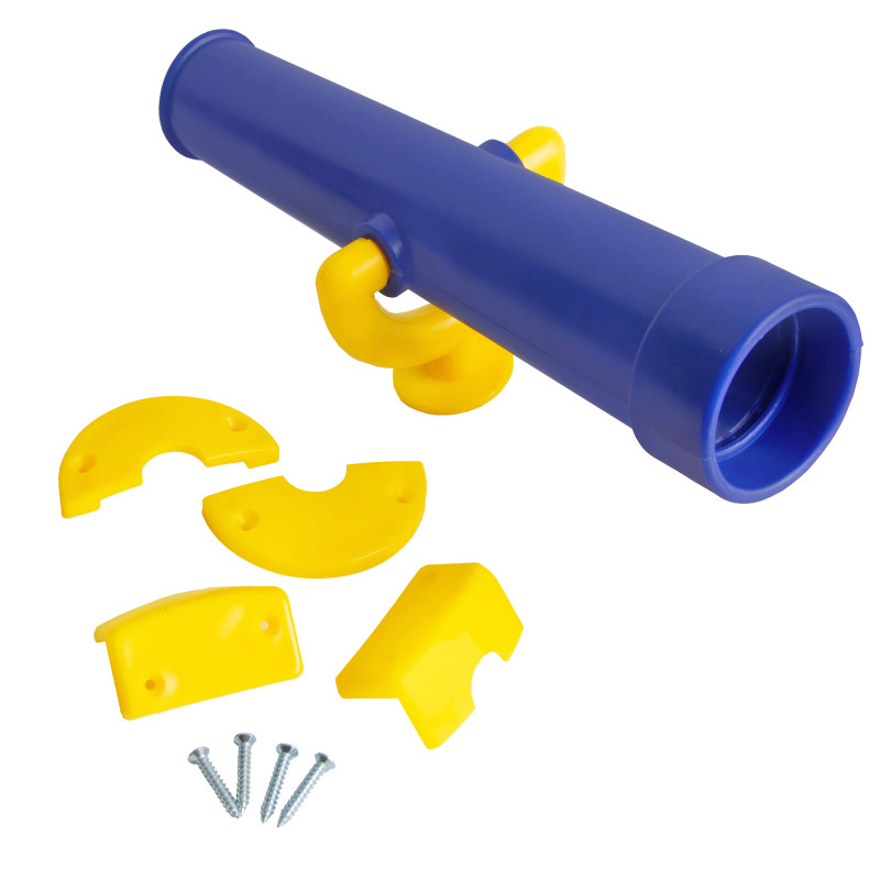 Teleskop niebiesko-żółty...