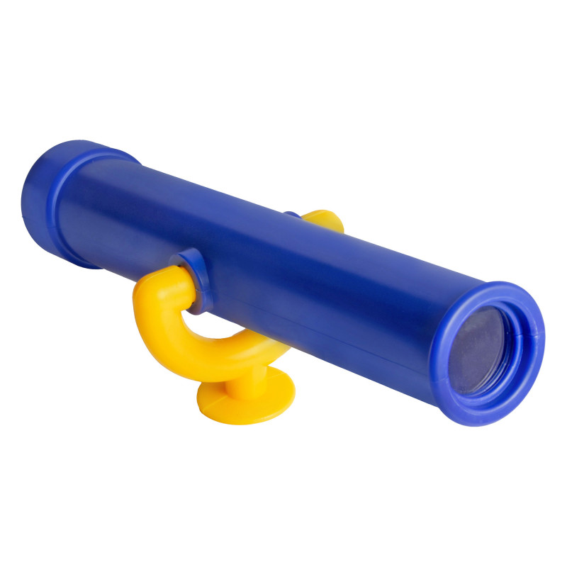 Teleskop niebiesko-żółty dla dzieci 30,8 cm długi na plac zabaw zabawka edukacyjna