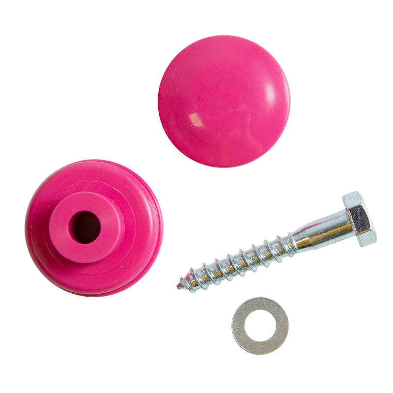 Kierownica na plac zabaw różowa - zabawka edukacyjna