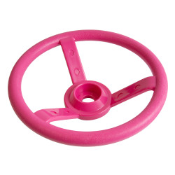 Kierownica na plac zabaw różowa - zabawka edukacyjna