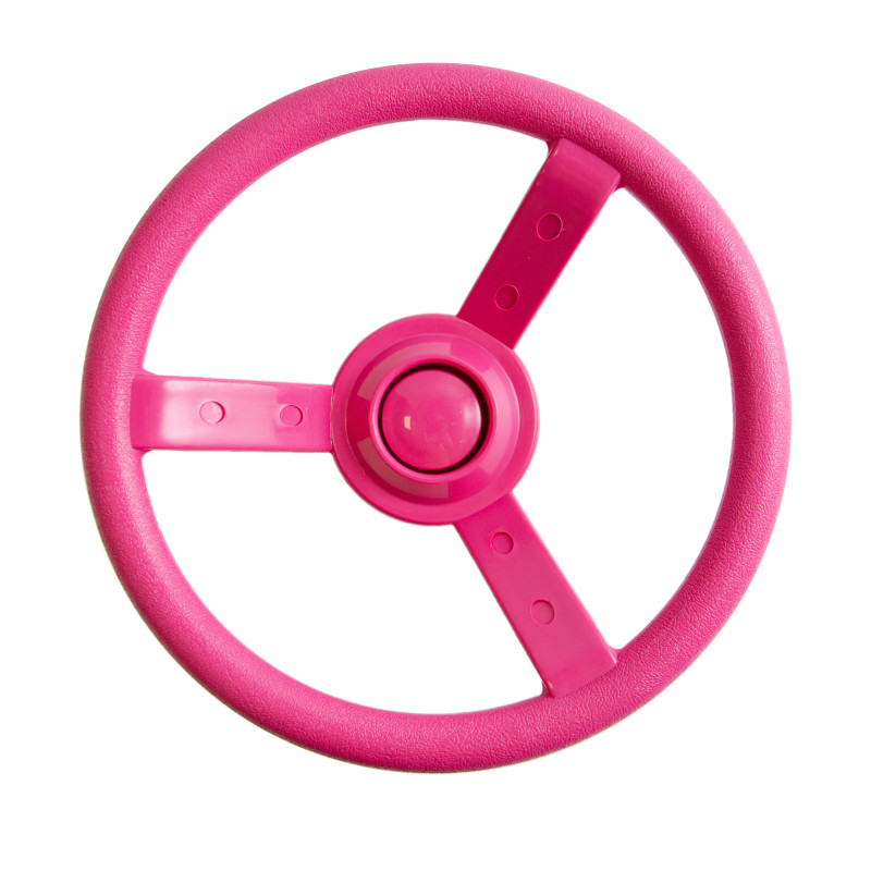 Kierownica na plac zabaw różowa - zabawka edukacyjna