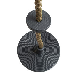 Siedzisko z liną wspinaczkową DYSK antracytowe