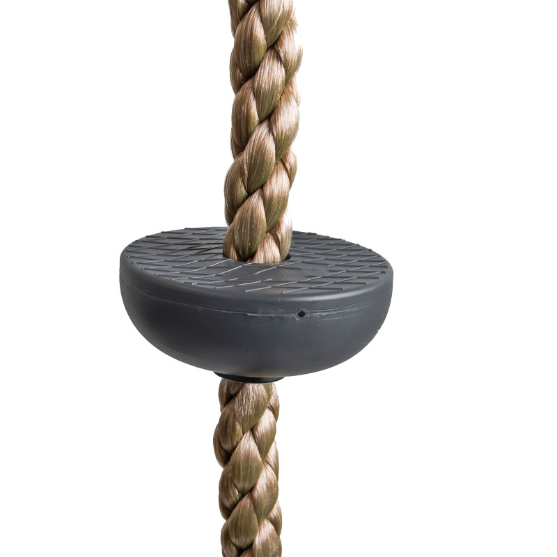 Siedzisko z liną wspinaczkową DYSK antracytowe