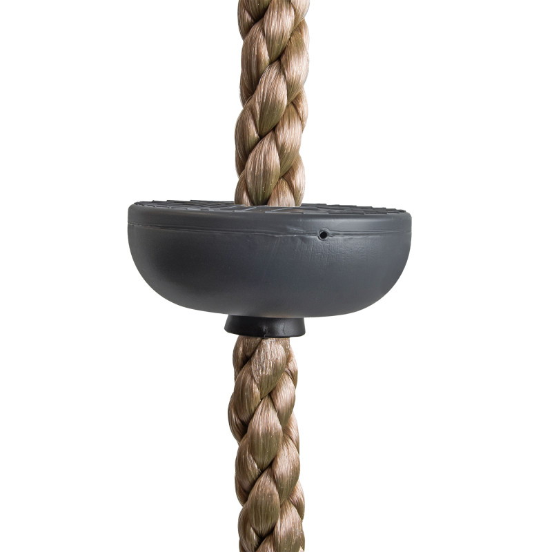 Siedzisko z liną wspinaczkową DYSK antracytowe