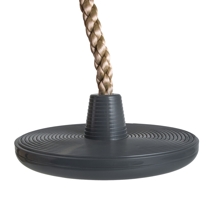 Siedzisko z liną wspinaczkową DYSK antracytowe