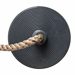 Siedzisko z liną wspinaczkową DYSK antracytowe