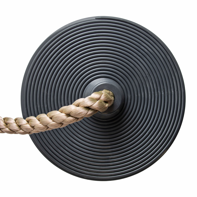 Siedzisko z liną wspinaczkową DYSK antracytowe