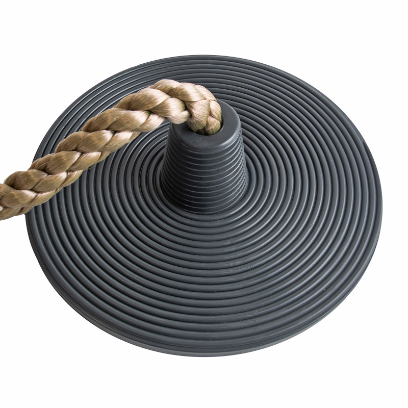 Siedzisko z liną wspinaczkową DYSK antracytowe