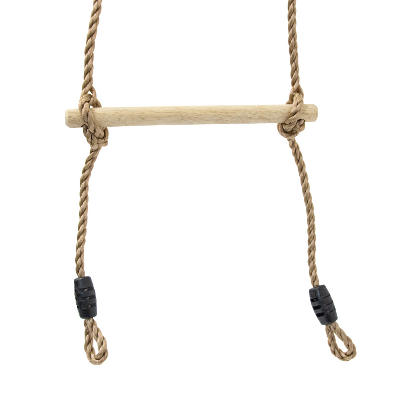 Drabinka linowa 5 szczebli 2 pkt zawieszenia na place zabaw