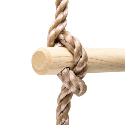 Drabinka linowa 5 szczebli 2 pkt zawieszenia na place zabaw