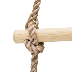 Drabinka linowa 5 szczebli 2 pkt zawieszenia na place zabaw